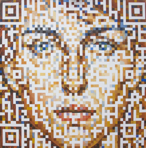 "Q-CODE 1" von Yaroslav Kurbanov, Malerei kaufen auf Singulart