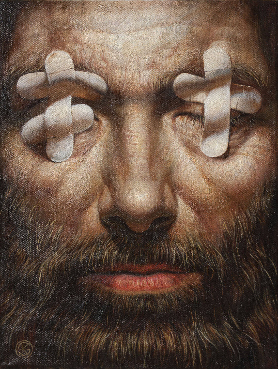 Blind faith Yaroslav Kurbanov Origineel schilderij te koop