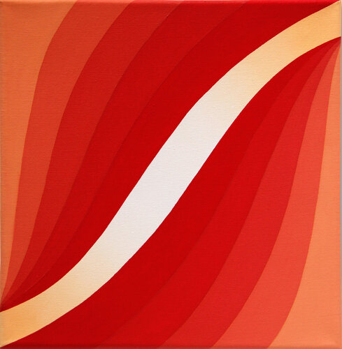 Gelbes Licht / Yellow light par Krisztina Dózsa-Farkas, Peinture en vente sur Singulart