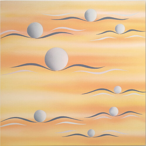 Gedanken / Fleeting thoughts von Krisztina Dózsa-Farkas, Malerei kaufen auf Singulart