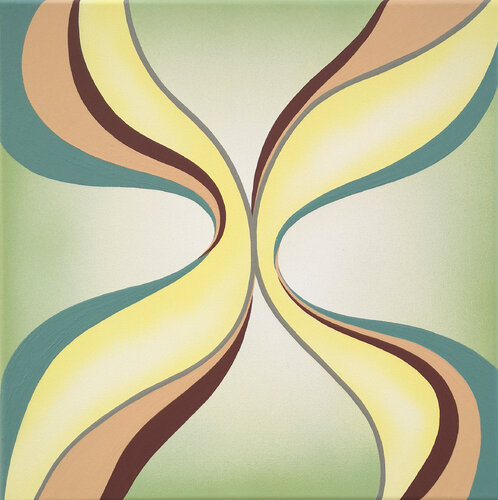 Vogeltanz / Bird dance van Krisztina Dózsa-Farkas, Schilderij te koop op Singulart