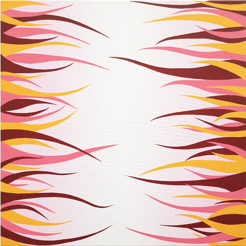 Flames /  Flammen by Krisztina Dózsa-Farkas, Painting for Sale on Singulart