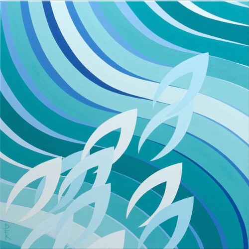 SCHWARM / Swarm von Krisztina Dózsa-Farkas, Malerei kaufen auf Singulart