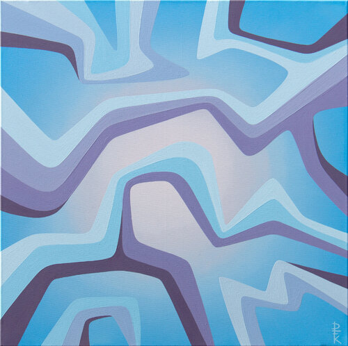 SCHIMMER / Glimmer von Krisztina Dózsa-Farkas, Malerei kaufen auf Singulart