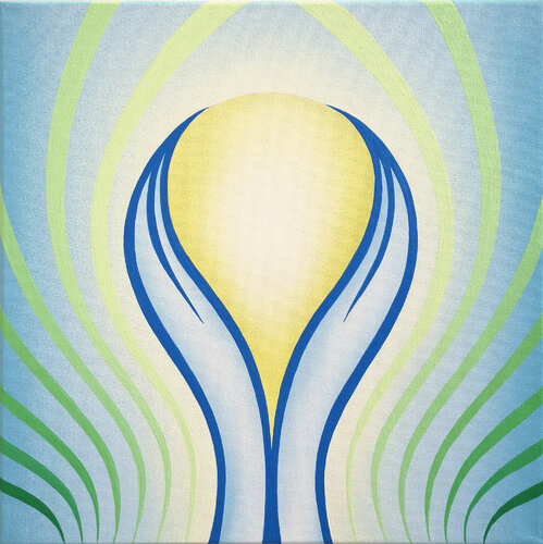 HEILENDE HÄNDE 1 / Healing Hands 1 di Krisztina Dózsa-Farkas, Pittura in vendita su Singulart