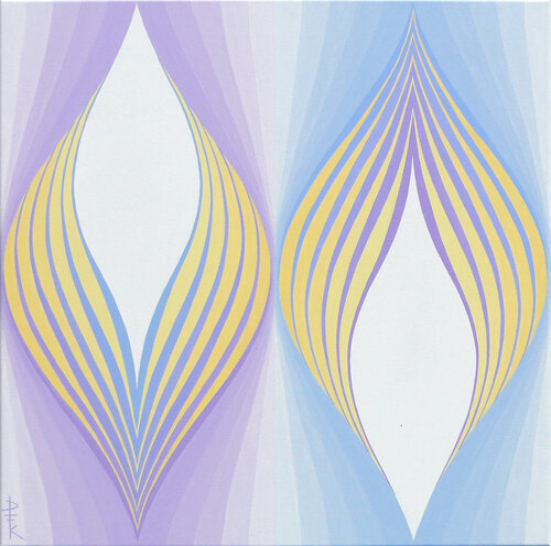 Begegnung / Encounter di Krisztina Dózsa-Farkas, Pittura in vendita su Singulart