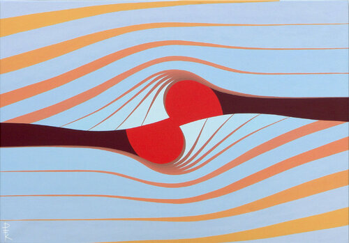 Geheimnis / Secret von Krisztina Dózsa-Farkas, Malerei kaufen auf Singulart