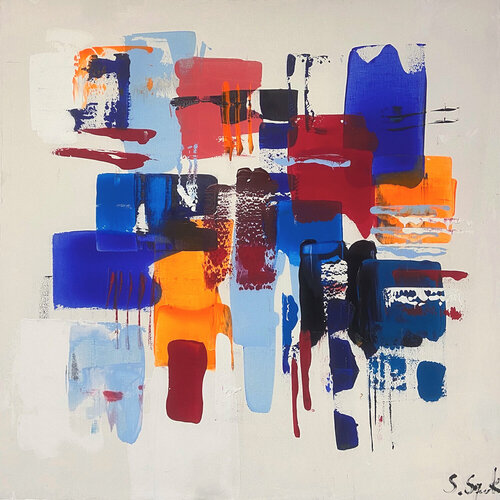 Ying & Yang 6 by Sylwia Synak, Painting for Sale on Singulart