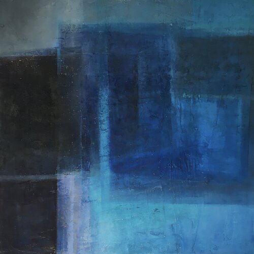 Blue Portals van Michèle Griffiths, Schilderij te koop op Singulart