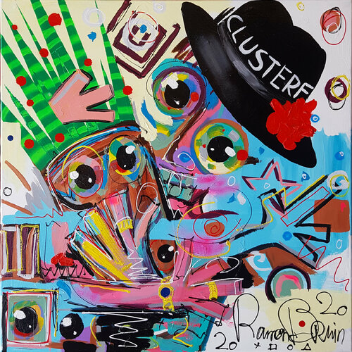 Clusterfuck di Ramon Bruin, Pittura in vendita su Singulart