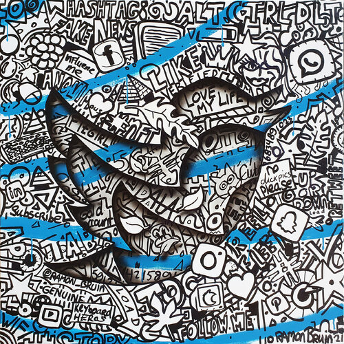 Social Me di Ramon Bruin, Pittura in vendita su Singulart