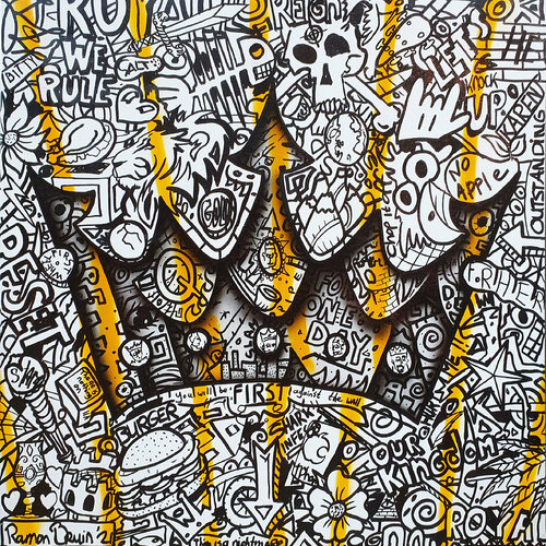 Yellow Reign van Ramon Bruin, Schilderij te koop op Singulart