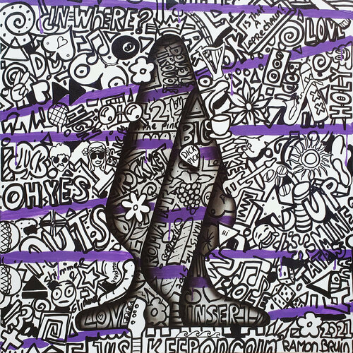 Up Yours de Ramon Bruin, Pintura a la venta en Singulart