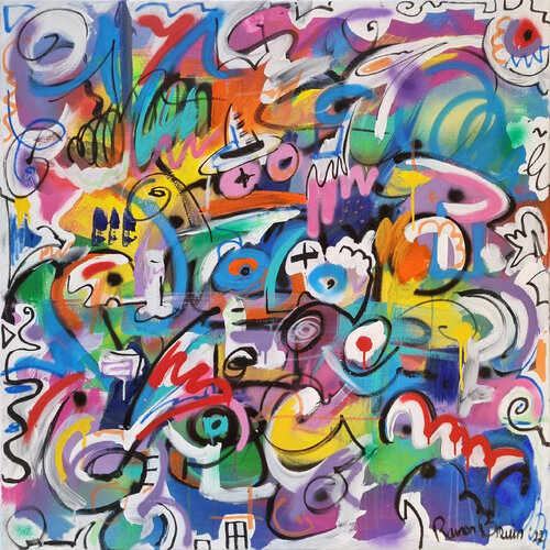 Scatterbrain di Ramon Bruin, Pittura in vendita su Singulart