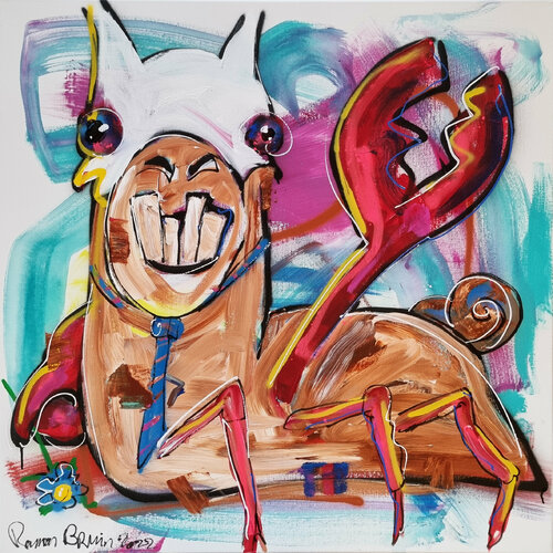 SnailCrabLama di Ramon Bruin, Pittura in vendita su Singulart