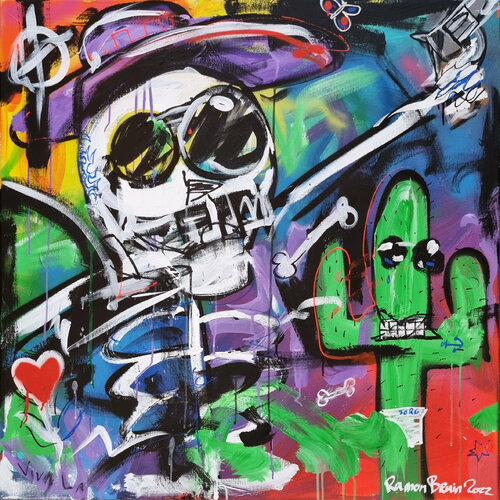 Día de los Muertos by Ramon Bruin, 회화 for Sale on Singulart