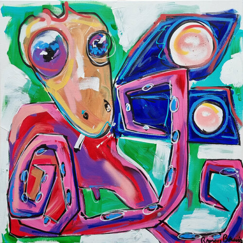 OctoMothPlatypus di Ramon Bruin, Pittura in vendita su Singulart