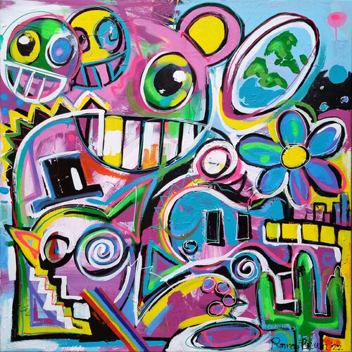 The Theory of Everything van Ramon Bruin, Schilderij te koop op Singulart