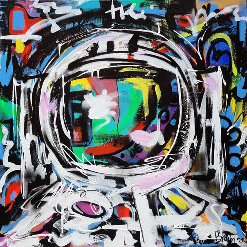 Orbitalisman by Ramon Bruin, 회화 for Sale on Singulart