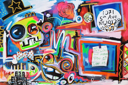 Scripted and Spontanous by Ramon Bruin, 油畫 for Sale on Singulart
