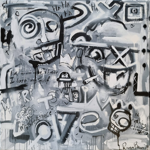 Hue, Me and the Color Blind de Ramon Bruin, Pintura a la venta en Singulart