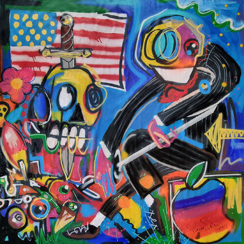 A Frog Named Bob di Ramon Bruin, Pittura in vendita su Singulart