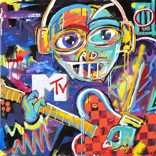 I Want My MTV by Ramon Bruin, 회화 for Sale on Singulart