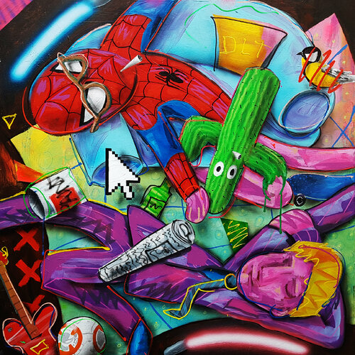 Cheeseplatter by Ramon Bruin, 絵画 for Sale on Singulart
