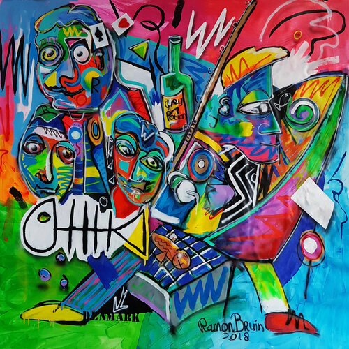 Danish Dudes di Ramon Bruin, Pittura in vendita su Singulart