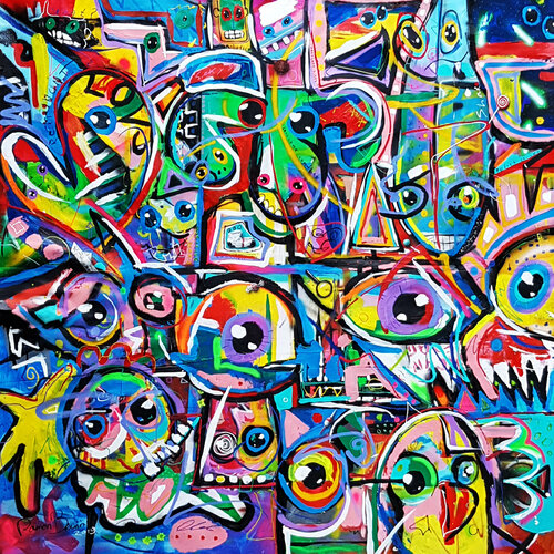 The Child Within Us di Ramon Bruin, Pittura in vendita su Singulart