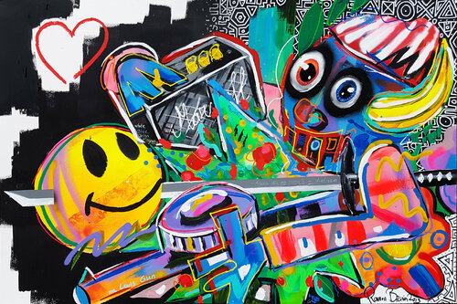 Mixed Marshall Arts di Ramon Bruin, Pittura in vendita su Singulart