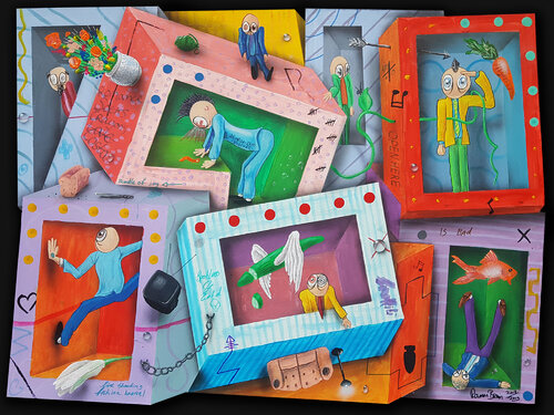 Boxed by Ramon Bruin, 소묘 for Sale on Singulart