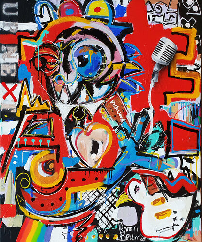 Stage Fright di Ramon Bruin, Pittura in vendita su Singulart