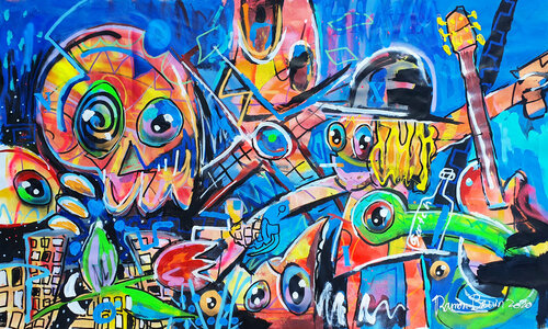 Little Norris by Ramon Bruin, 회화 for Sale on Singulart