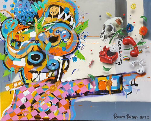Fruity King di Ramon Bruin, Pittura in vendita su Singulart