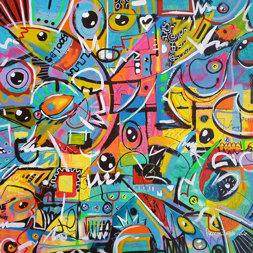 Primal Mojo di Ramon Bruin, Pittura in vendita su Singulart