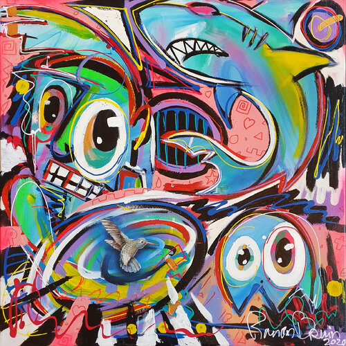 Subconcious Serenity di Ramon Bruin, Pittura in vendita su Singulart