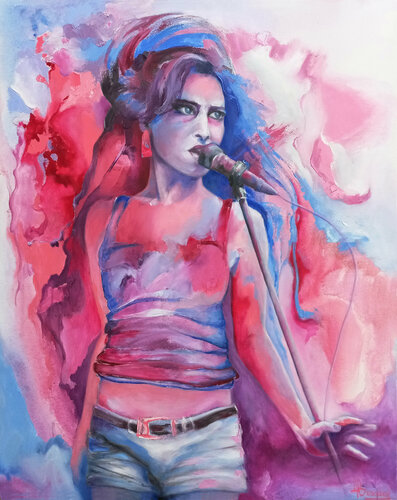 Inolvidable Amy / Inoubliable amy / Unforgettable Amy von Alicia Besada, Malerei kaufen auf Singulart