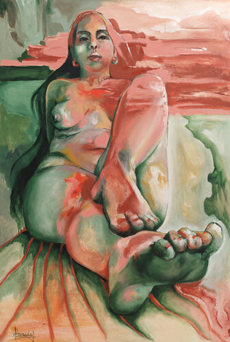 Sentirse hermosa / Se sentir belle von Alicia Besada, Malerei kaufen auf Singulart