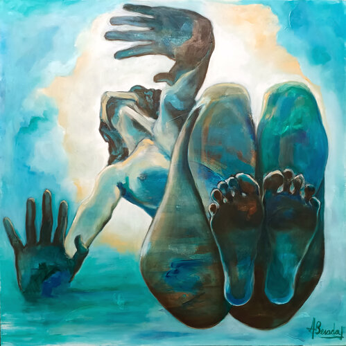 Tomando impulso / Prendre de l'ampleur by Alicia Besada, Painting for Sale on Singulart