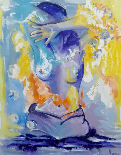 Adolescencia / Adolescence van Alicia Besada, Schilderij te koop op Singulart