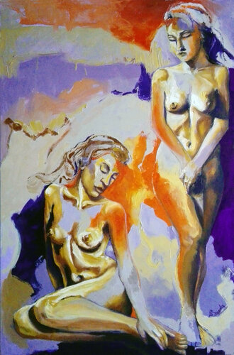 El pacto / The pact / Le pacte by Alicia Besada, Painting for Sale on Singulart