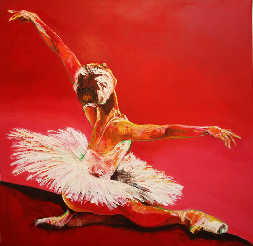 Soñando ser mujer / Dreaming of being a woman / Rêver d'être une femme von Alicia Besada, Malerei kaufen auf Singulart