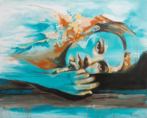 De vuelta al insomnio / Back to insomnia / Retour à l'insomnie van Alicia Besada, Schilderij te koop op Singulart