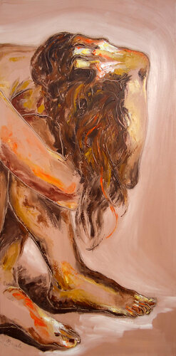 Dolorida / Sore / Endolori di Alicia Besada, Pittura in vendita su Singulart