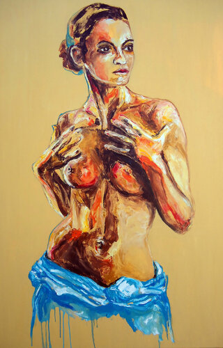 Quien, yo? /  Who, me? /  Qui,Moi? van Alicia Besada, Schilderij te koop op Singulart