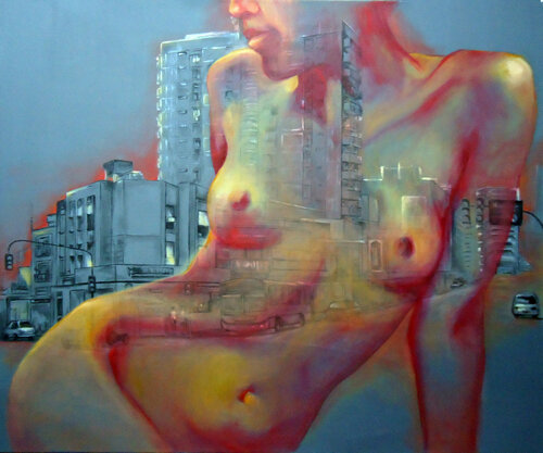 A traves de mi / Through me / A travers moi di Alicia Besada, Pittura in vendita su Singulart
