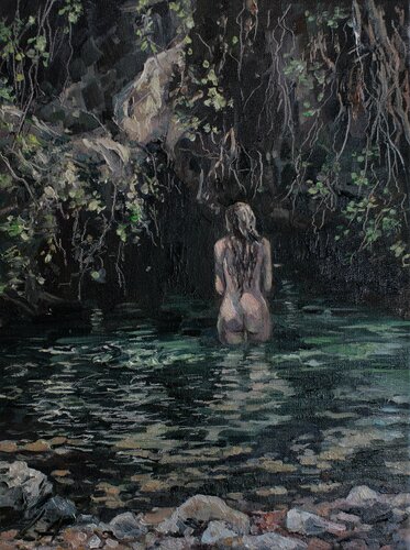 Mountain nymph von Larissa Abtova, Malerei kaufen auf Singulart