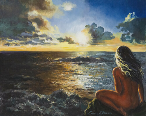 Sunset mystery von Larissa Abtova, Malerei kaufen auf Singulart