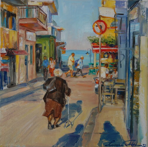 Street life II von Larissa Abtova, Malerei kaufen auf Singulart